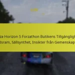 Forza Horizon 5 Forzathon Butikens Tillgänglighet: Tidsram, Sällsynthet, Insikter från Gemenskapen