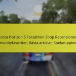 Forza Horizon 5 Forzathon Shop Recensioner: Communityfavoriter, Bästa artiklar, Spelarupplevelser