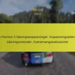 Forza Horizon 5 Säsongsanpassningar: Anpassningsalternativ, Låsningsmetoder, Evenemangsexklusivitet