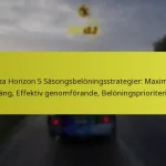 Forza Horizon 5 Säsongsbelöningsstrategier: Maximera poäng, Effektiv genomförande, Belöningsprioritering