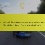 Forza Horizon 5 Säsongsbelöningsstrukturer: Poängsystem, Tierade belöningar, Evenemangsdelaktighet