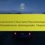 Forza Horizon 5 Xbox Game Pass-utmaningar: Slutförandekriterier, Belöningsnivåer, Tidsgränser
