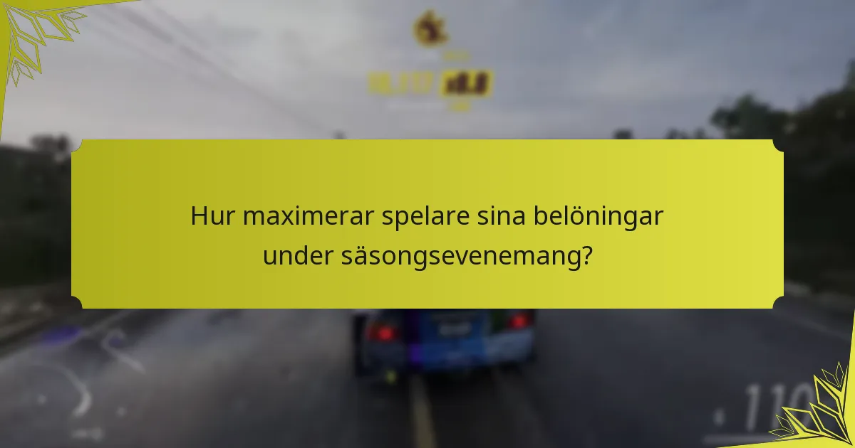 När börjar och slutar säsongsevenemang i Forza Horizon 5?