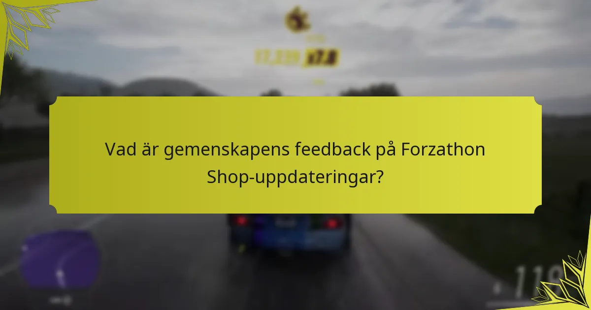 Vilka föremål är trendiga i Forzathon Shop?