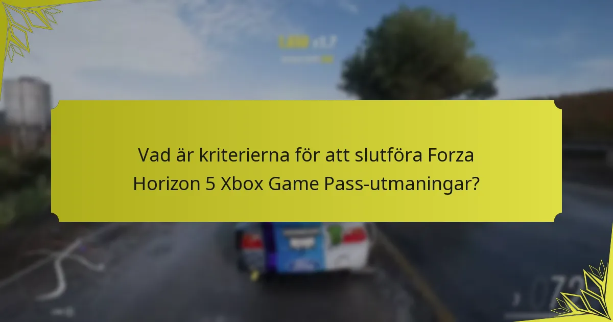 Hur jämför sig Forza Horizon 5-utmaningar med andra Xbox Game Pass-titlar?