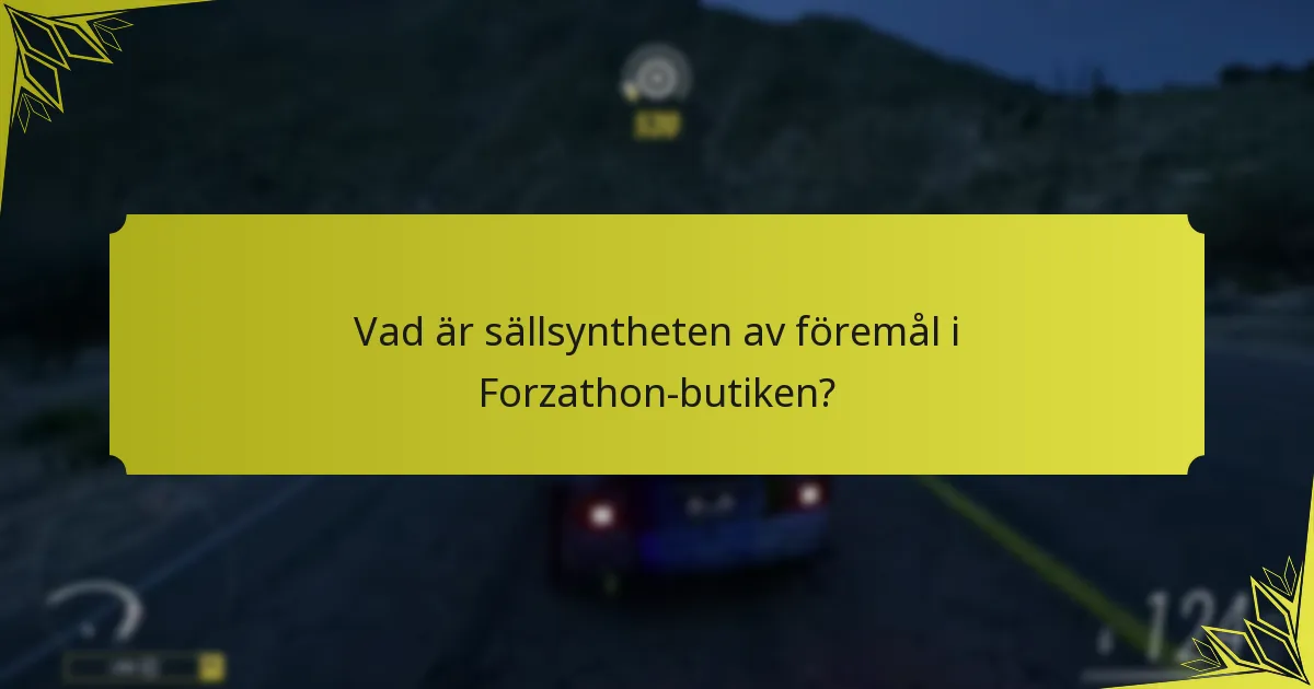 Vilka insikter kan communityn ge om Forzathon-butiken?