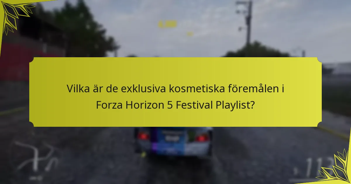 Vilka är köpalternativen för kosmetiska föremål i Forza Horizon 5?