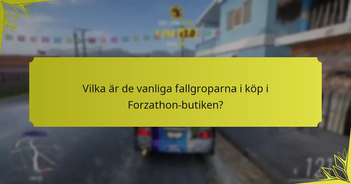 Hur kan gemenskapstips förbättra strategier för Forzathon-butiken?