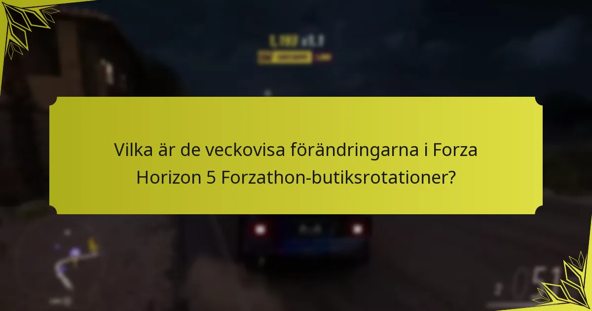 Vilka är gemenskapens favoriter i Forzathon-butiken?