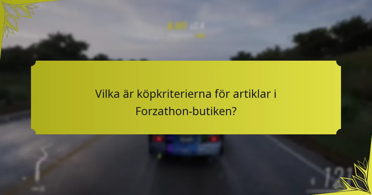 Vilka är säsongsteman i Forzathon-butiken?